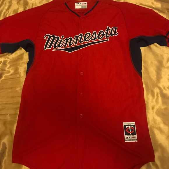 red minnesota twins jersey